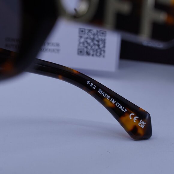 Off-White OERI124 FILLMORE 6007 Rectangle Sunglasses – Havana/Grey - Picture 6 of 10